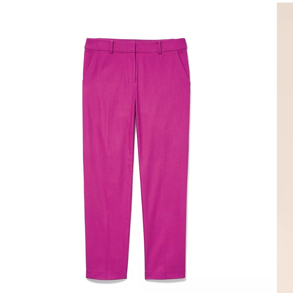 NWT LOFT magenta ankle pant